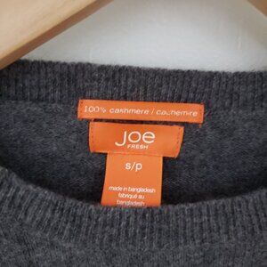 Gray 100% cashmere sweater, small - Joe Fresh